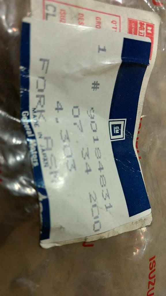 Original GM Opel Ascona C Schaltgabel 3+4 Gang NEU