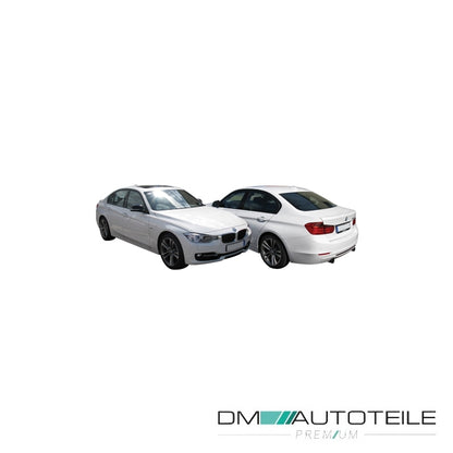 Stoßstange hinten grundiert ohne PDC passt für BMW 3er (F30) 316-320 LCI 15-19