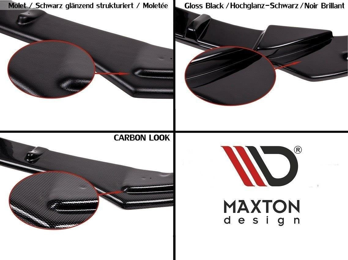 Diffusor Heck Ansatz für Mazda 6 GJ (Mk3) Wagon schwarz Hochglanz