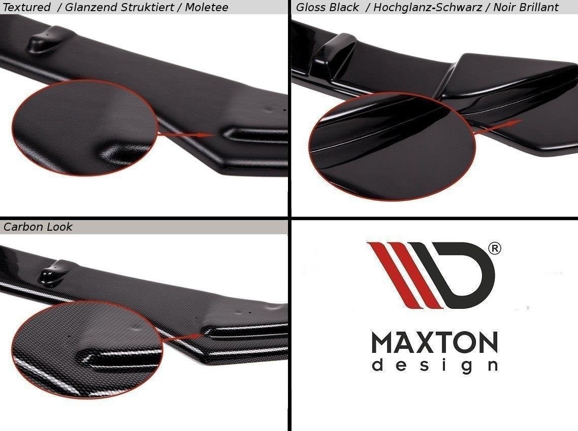 Heck Ansatz Flaps Diffusor für SEAT LEON III CUPRA / FR Carbon Look