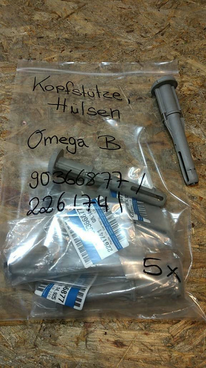 Original GM Opel Omega B Hülsen Kopfstütze NEU