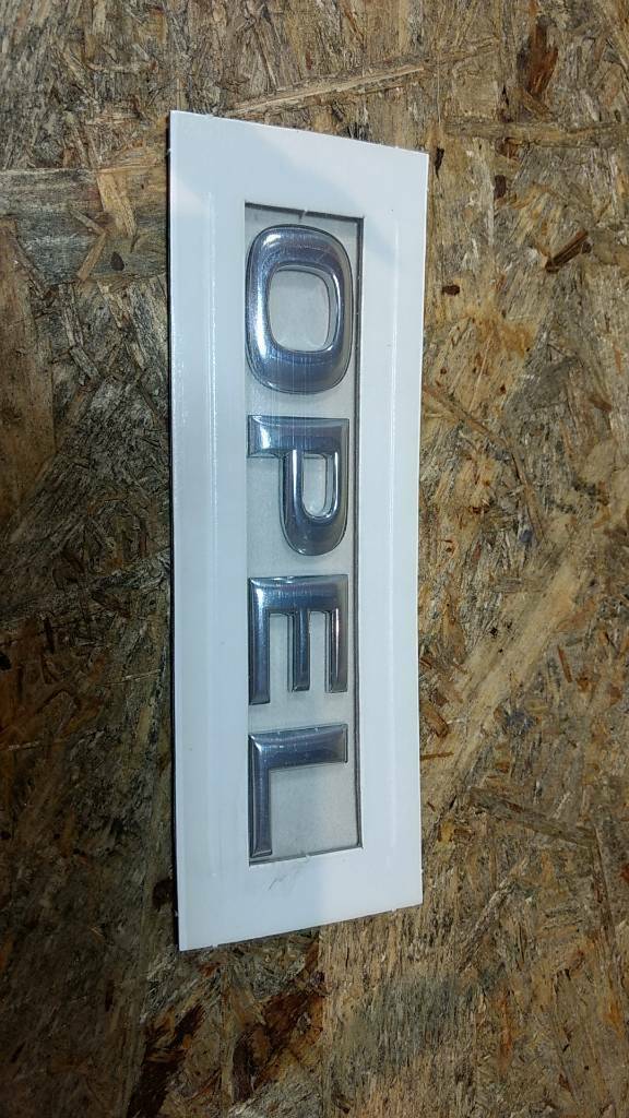 Original GM Opel Agila A Schriftzug "Opel" Heckklappe NEU