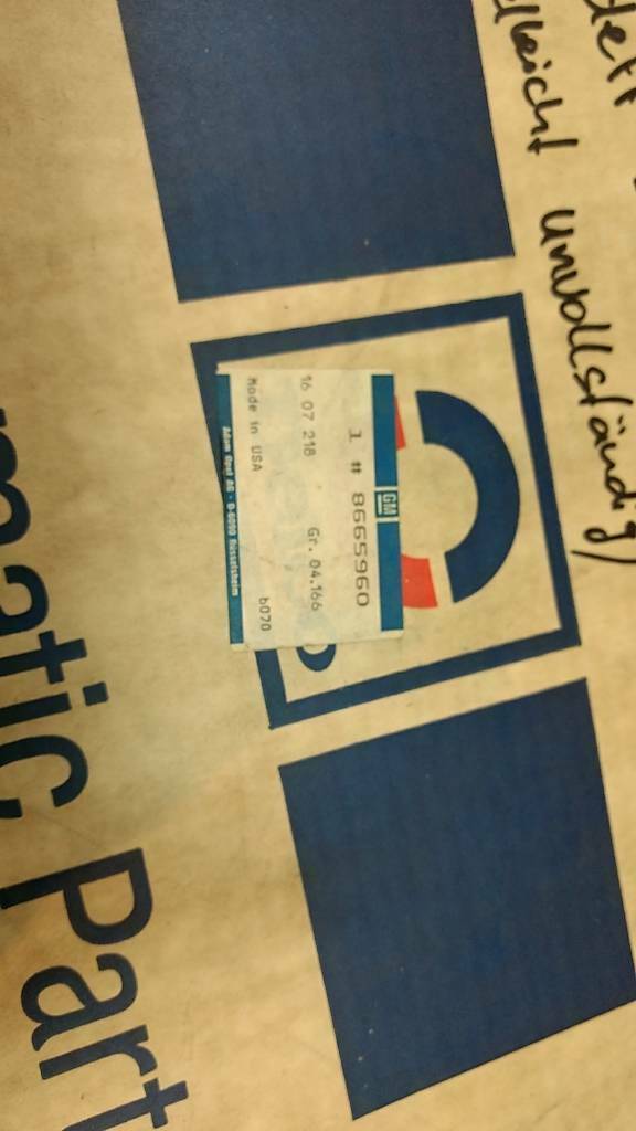 Original Delco Opel Kadett E Dichtungssatz Getriebe NEU