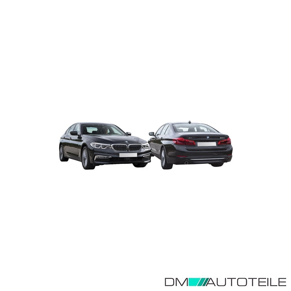 Stoßstange hinten 6x PDC grundiert passt für BMW 5er G30 M-Paket ab 2018