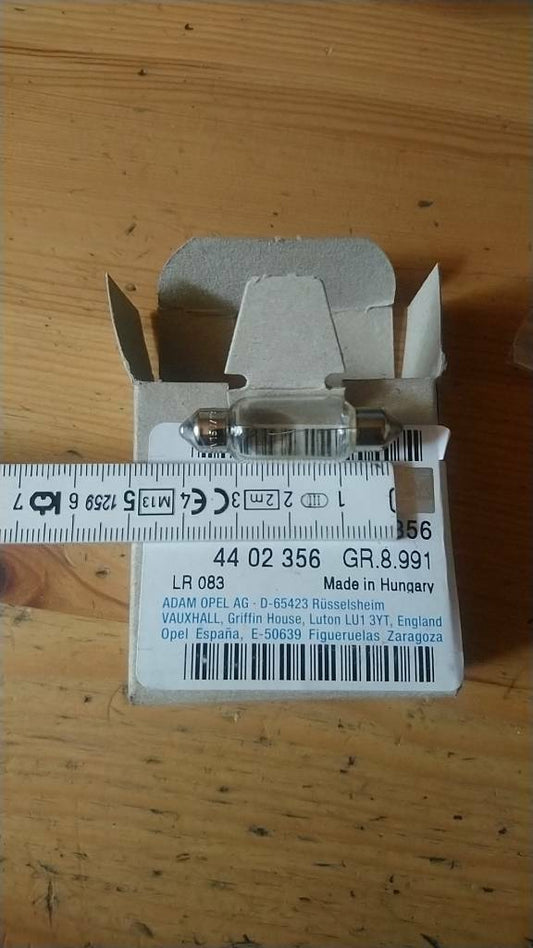 Opel oldtimer youngtimer birne leuchte sofitte neu Original gm