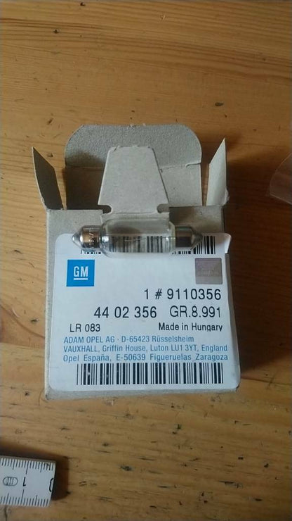 Opel oldtimer youngtimer birne leuchte sofitte neu Original gm