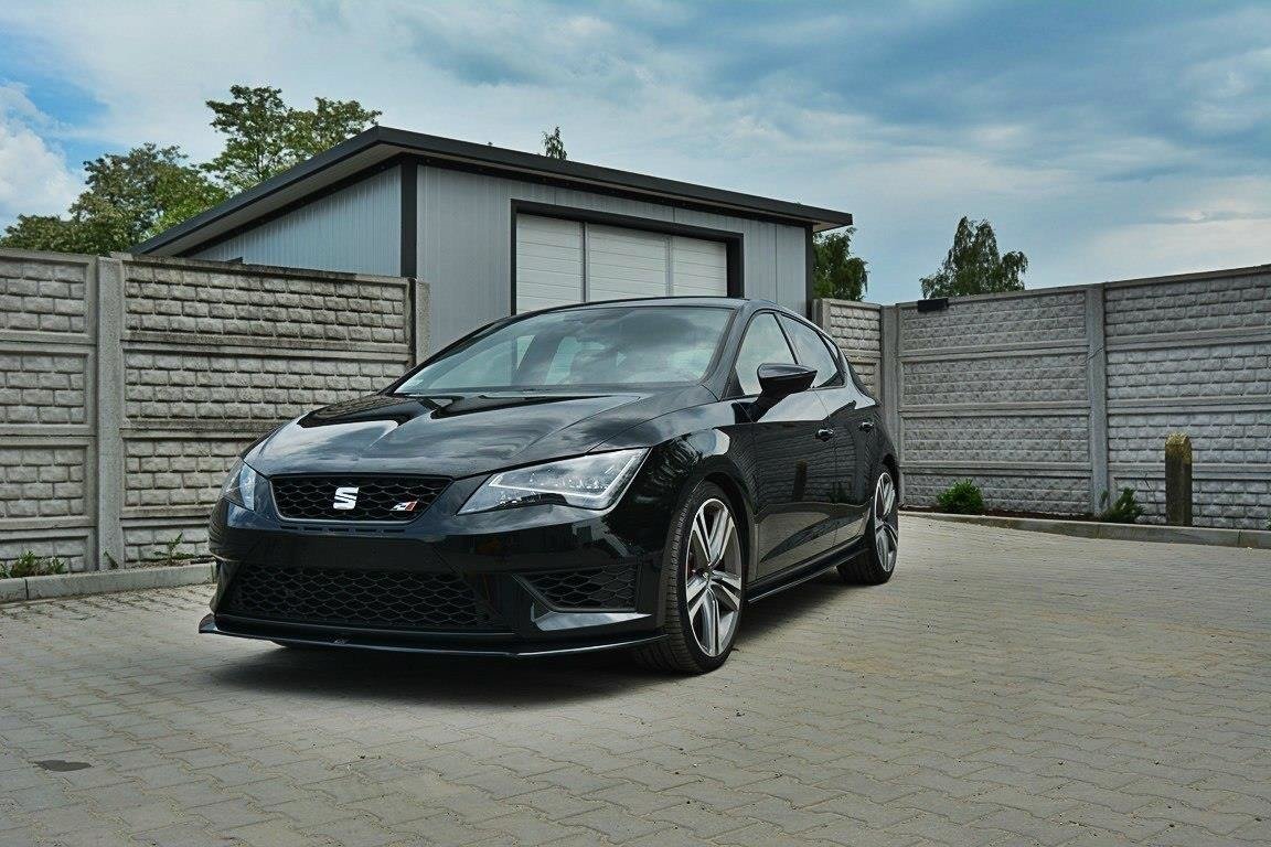 Front Ansatz für SEAT LEON III CUPRA / FR schwarz matt