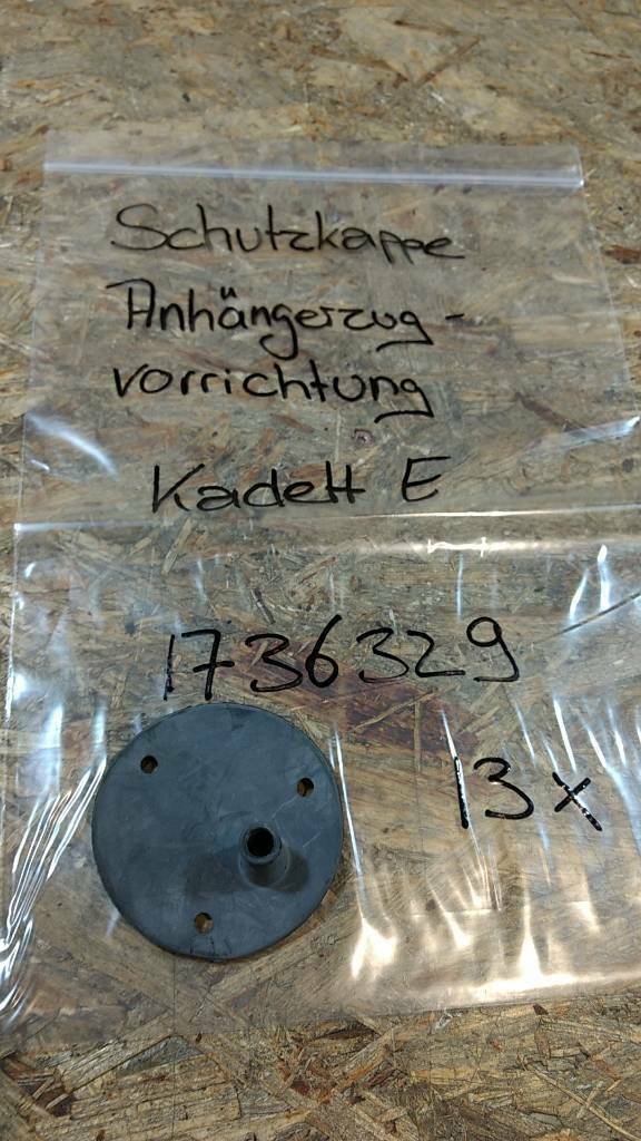 Original GM Opel Kadett E Schutzkappe Anhängervorrichtung NEU