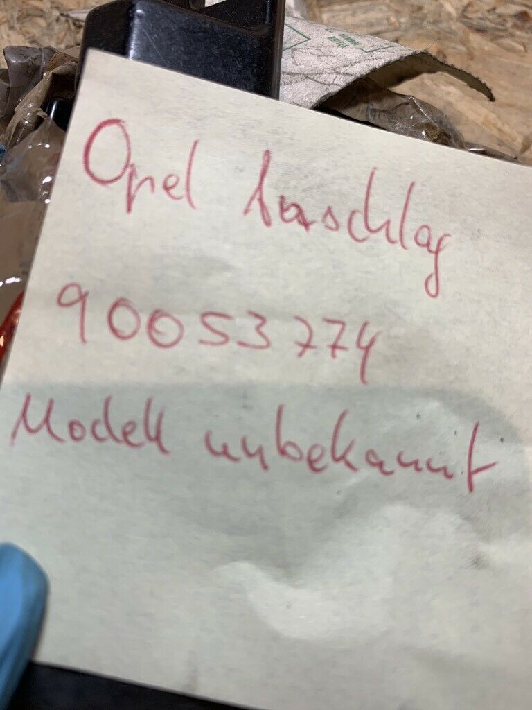Original GM Opel Kadett D Anschlagpaletten Heckklappe NEU