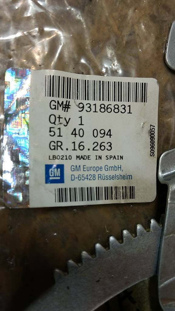 Original GM Opel Meriva Fensterheber vorne rechts NEU