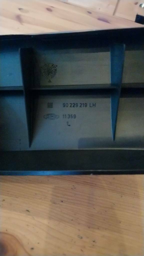 Opel oldtimer youngtimer Stoßstange Ansatz neu gm 90229219