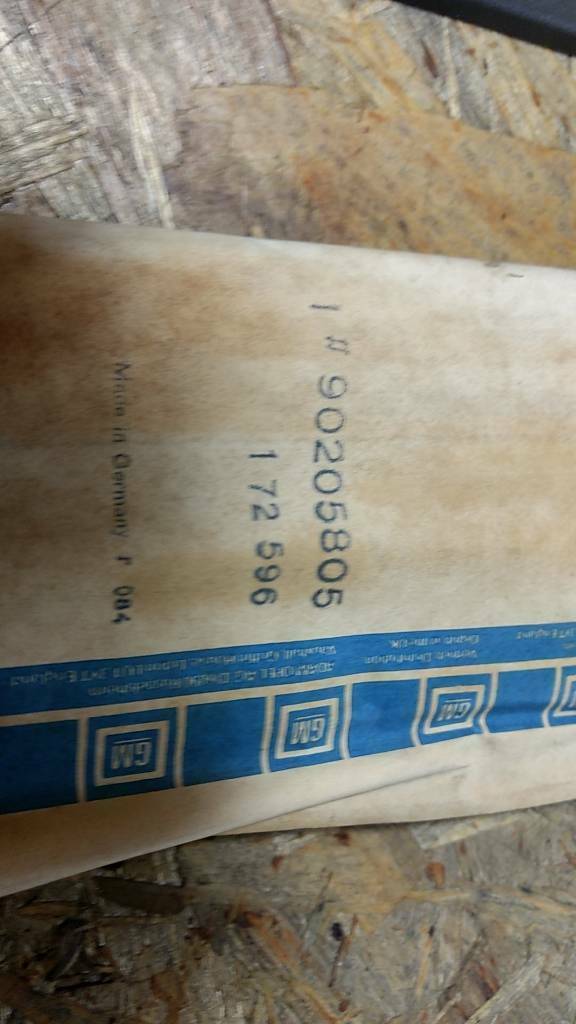 Ascona C 2-Türer Zierleiste Seitenwand l. original GM Opel NEU