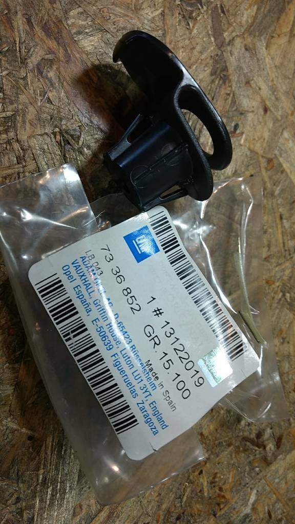 Opel Meriva A Haken Seitenwandverkleidung original GM NEU