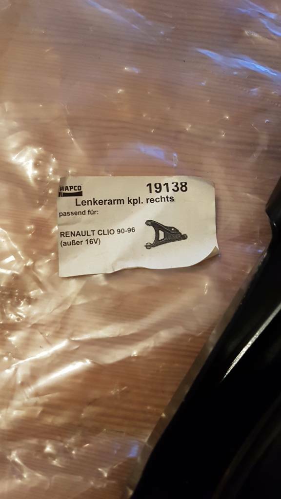 Renault Clio 1 90-96 Querlenker rechts Mapco NEU
