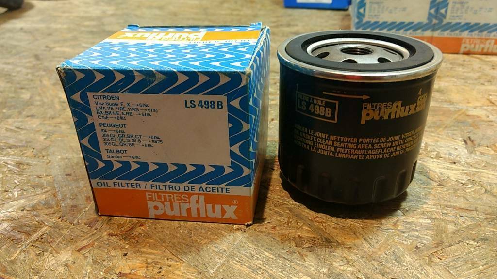 Citroën Peugeot Talbot Ölfilter original Purflux NEU