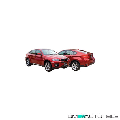 Stoßstange vorne genarbt schwarz passt für BMW X6 (E71, E72) 08-14 ohne M-Paket