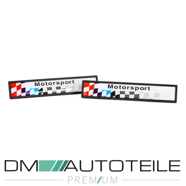 Set Türleisten Schwarz Zierleisten +Emblem passt für BMW E36 Coupe Cabrio Serie & M-Paket