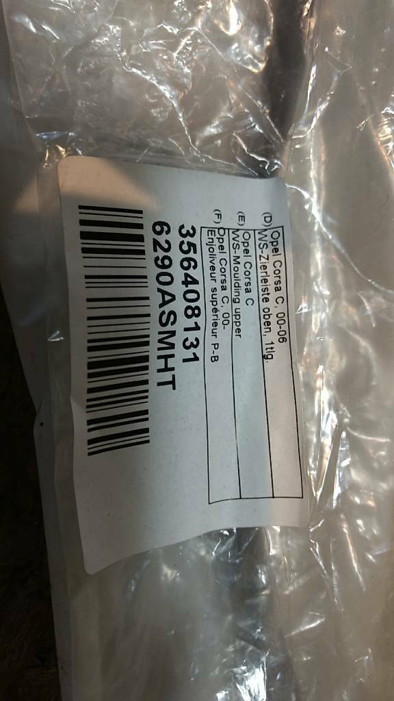 Corsa C Zierleiste oben original Opel NEU