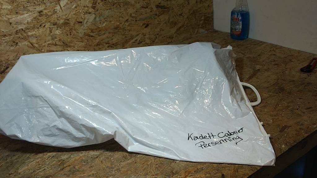 Kadett Cabrio Persenning d.blau original Opel NEU