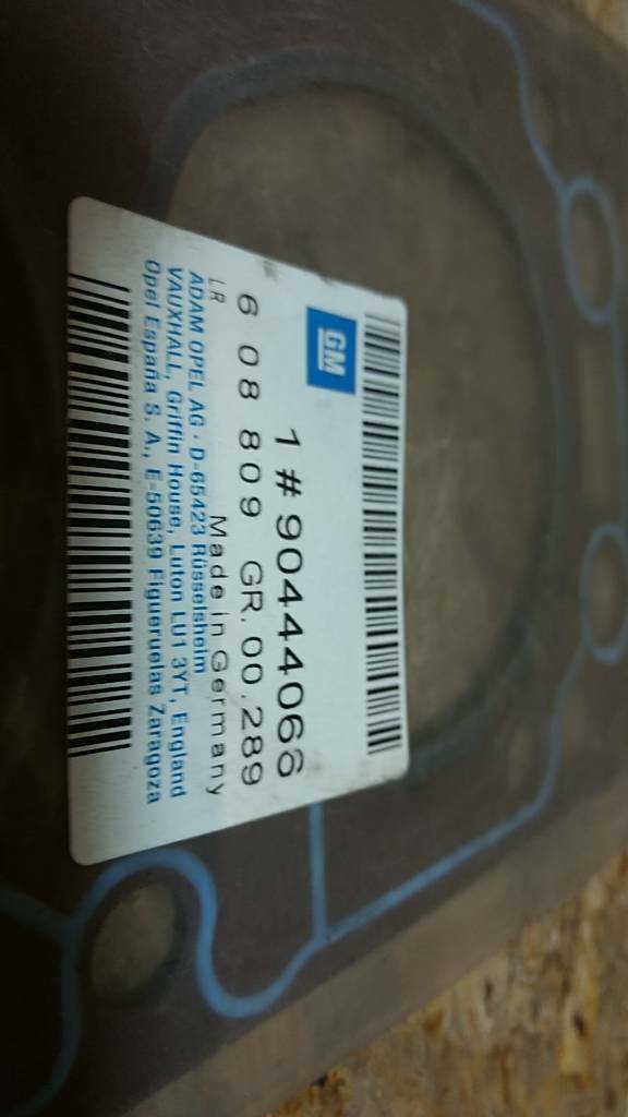 Astra F Cabrio Zylinderkopfdichtung Original GM Opel Neu