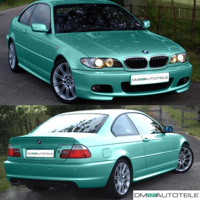 Sport Stoßstange Stoßfänger vorne+NSW für M-Paket M +passt für BMW E46 2/3 Türer