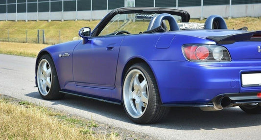 Seitenschweller Ansatz für HONDA S2000 schwarz matt