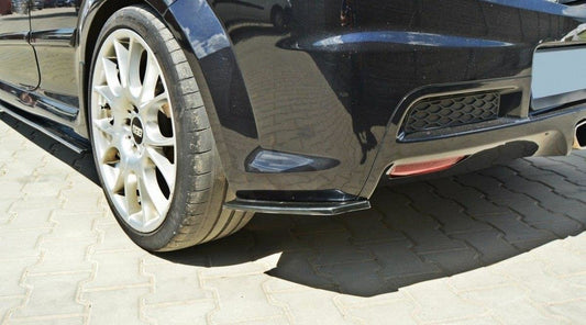 Heck Ansatz Flaps Diffusor für OPEL ASTRA H (FOR OPC / VXR) schwarz Hochglanz