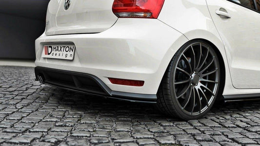 Diffusor Heck Ansatz für POLO MK5 GTI Facelift schwarz matt