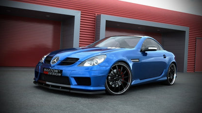 Frontstoßstange + Front Ansatz passend für passend für MERCEDES SLK R171 (SLK R172 AMG LOOK)