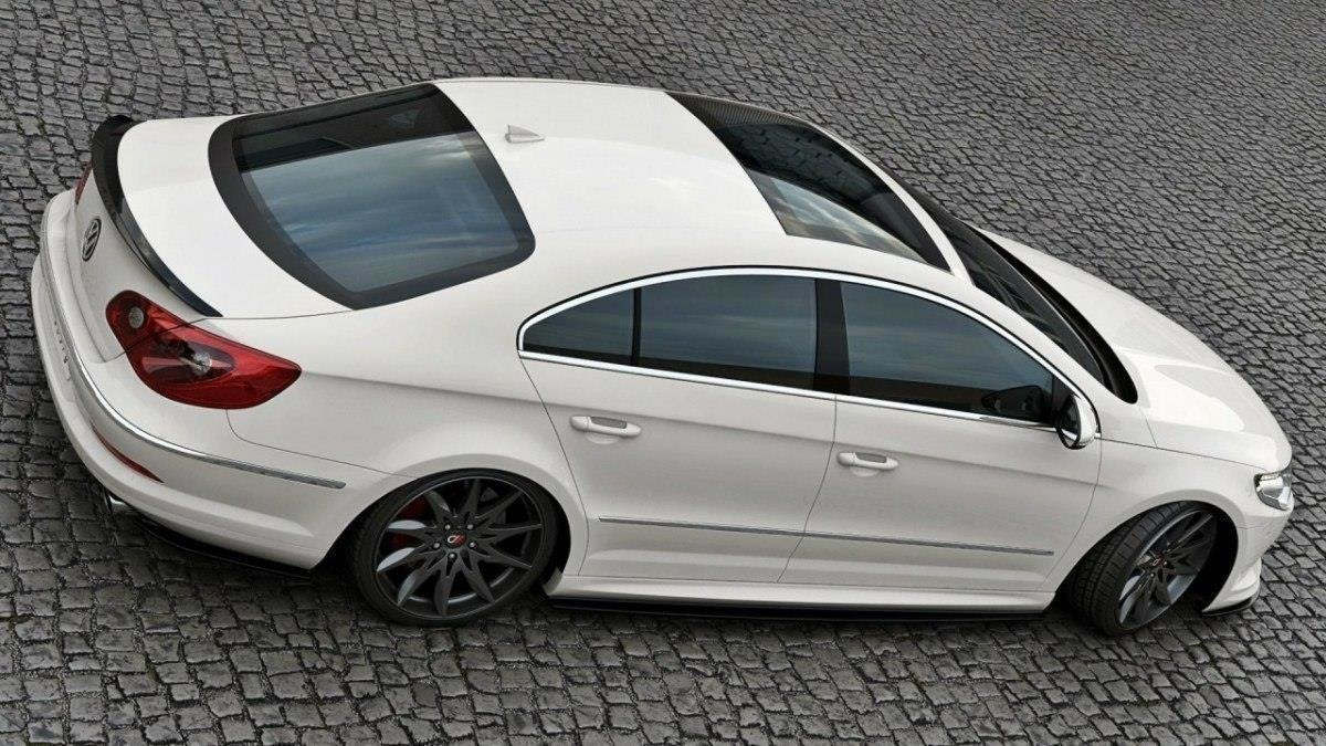 Seitenschweller Ansatz für VW Passat CC R36 RLINE (vor Facelift) Carbon Look