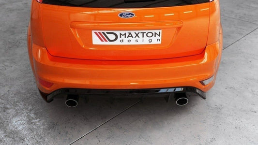 Heck Ansatz Flaps Diffusor V.2 für Ford Focus ST Mk2 FL schwarz Hochglanz