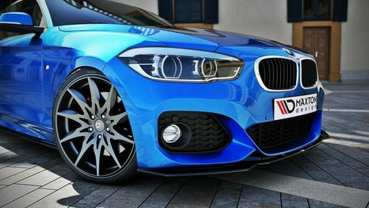 Front Ansatz V.1 für BMW 1er F20/F21 M-Power FACELIFT schwarz matt