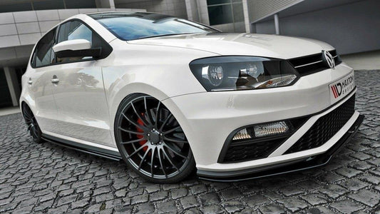 Front Ansatz für v.2 VW POLO MK5 GTI Facelift schwarz matt
