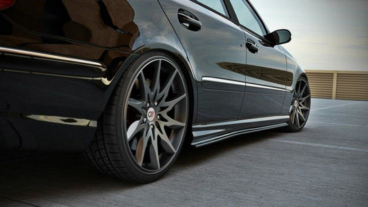 Seitenschweller Ansatz für MERCEDES E-KLASSE W211 AMG Carbon Look