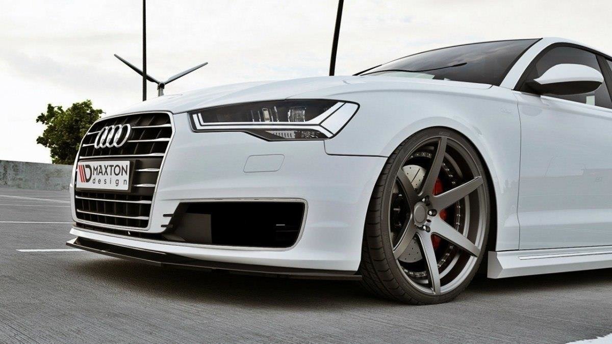 Front Ansatz für Audi A6 Ultra C7 FL schwarz matt