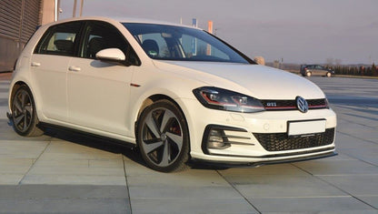 Front Ansatz V.2 für VW GOLF 7 GTI FACELIFT schwarz Hochglanz