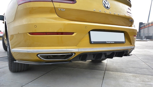 Diffusor Heck Ansatz für VW ARTEON schwarz matt
