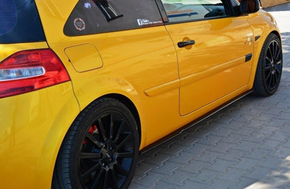 Seitenschweller Ansatz für RENAULT MEGANE II RS Carbon Look