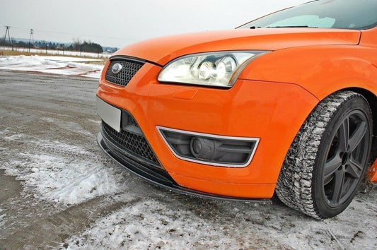 Front Ansatz V.2 für Ford Focus ST Mk2 schwarz Hochglanz