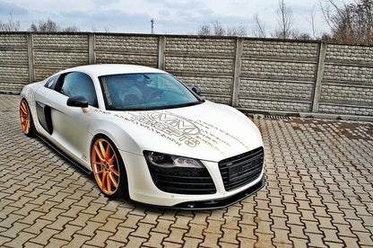 Seitenschweller Ansatz für Audi R8 Mk.1 schwarz matt