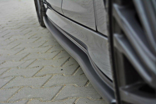 Seitenschweller Ansatz für Ford Focus RS Mk3 schwarz Hochglanz