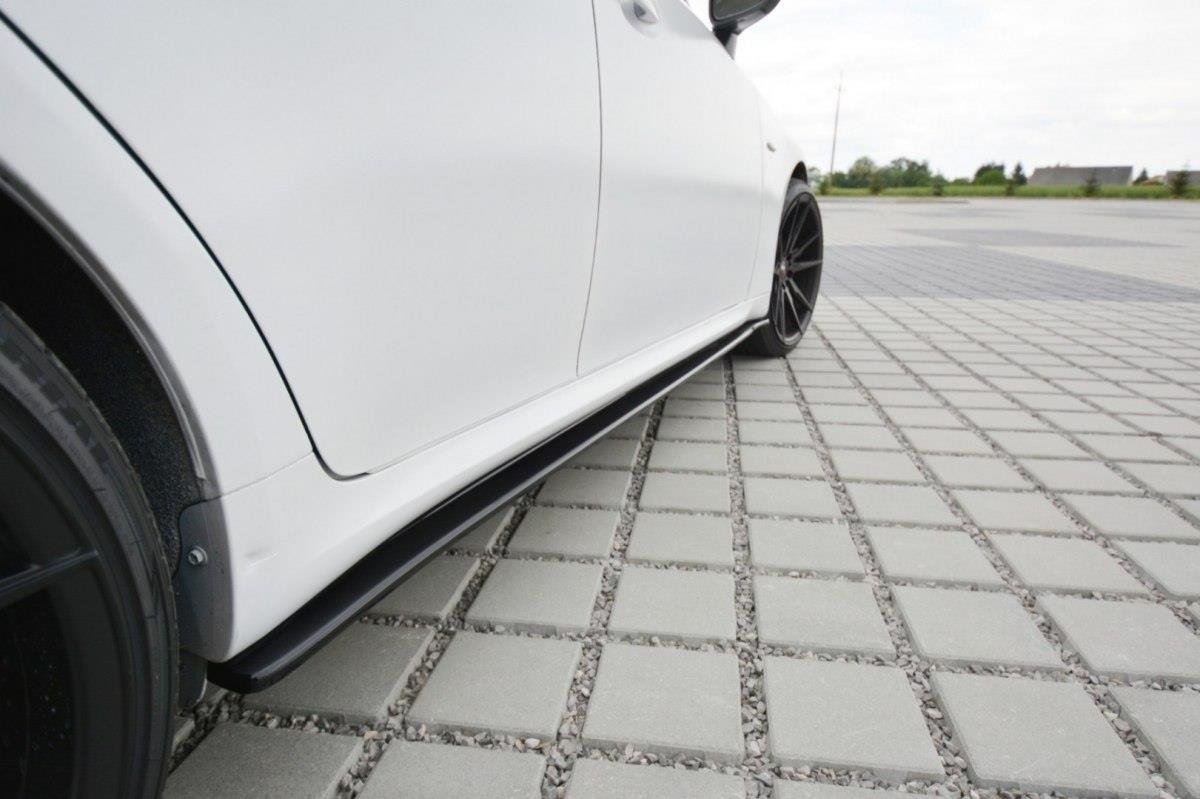 Seitenschweller Ansatz für Lexus IS Mk2 schwarz Hochglanz