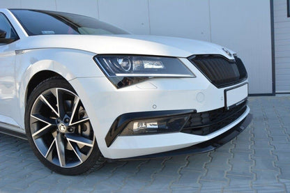 Front Ansatz V.1 für Skoda Superb Mk3 schwarz matt