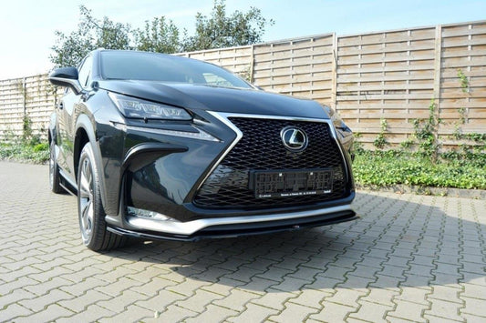 Nebelleuchten Abdeckung für Lexus NX Mk1 schwarz Hochglanz