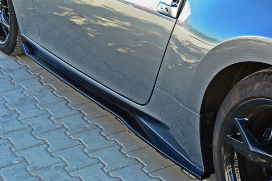 Seitenschweller Ansatz für V.1 für Nissan 370Z schwarz matt