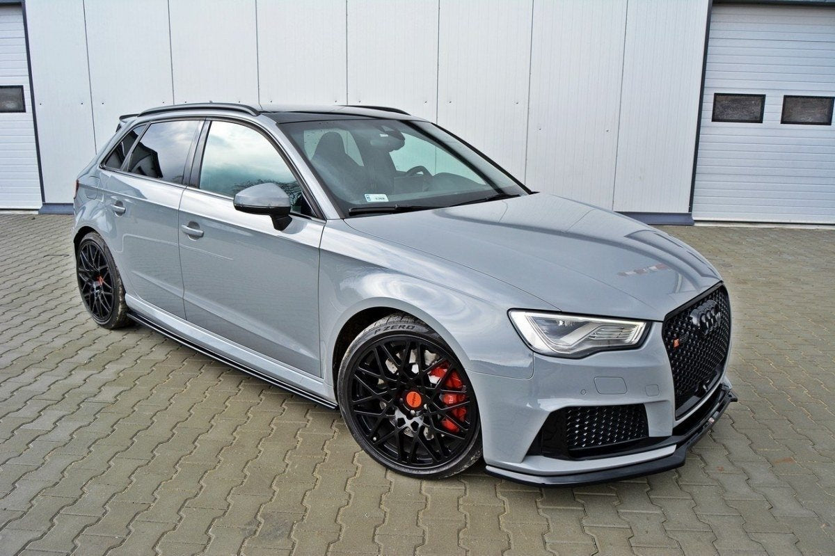 Front Ansatz V.2 für Audi RS3 8V Sportback schwarz matt