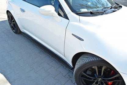 Seitenschweller Ansatz für Alfa Romeo Brera schwarz matt
