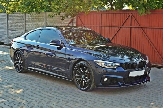 Seitenschweller Ansatz für BMW 4er F32 M Paket Carbon Look