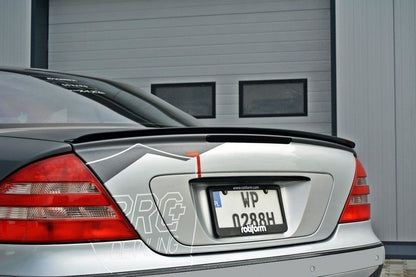 Spoiler CAP für MERCEDES CL-KLASSE C215 schwarz Hochglanz
