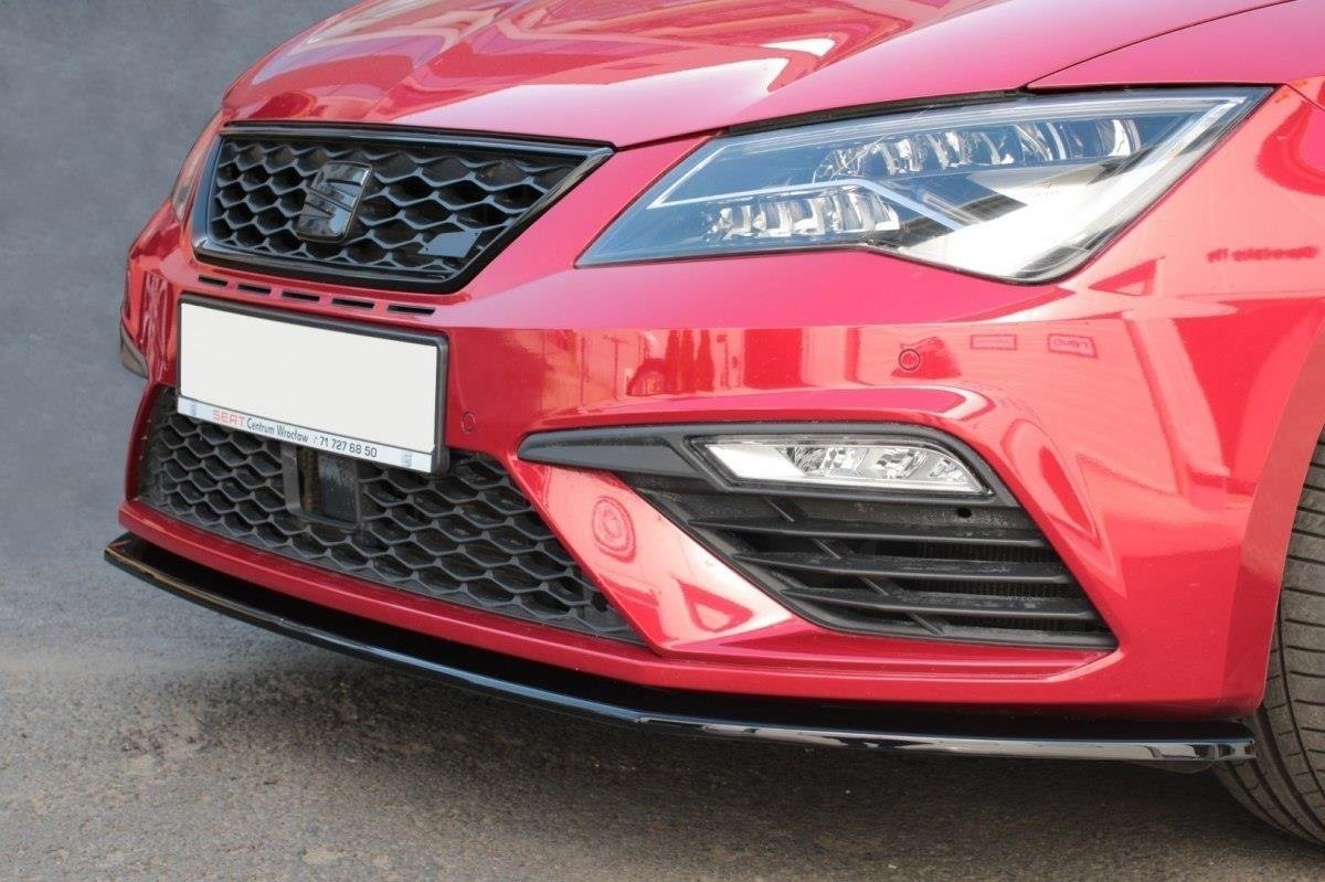 Front Ansatz für v.1 Seat Leon Mk3 Cupra/ FR Facelift Carbon Look